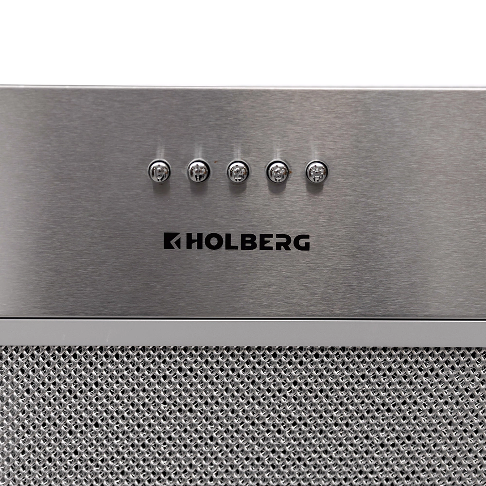 Вытяжка встраиваемая нержавеющая сталь 60 см HOLBERG Bin 600X 750 м3/ч