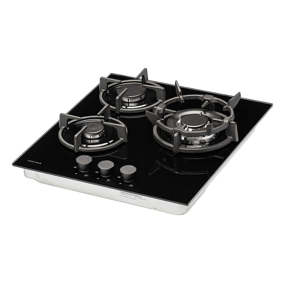 Газовая варочная поверхность черная 45 см KRONA FIERO 45 BL