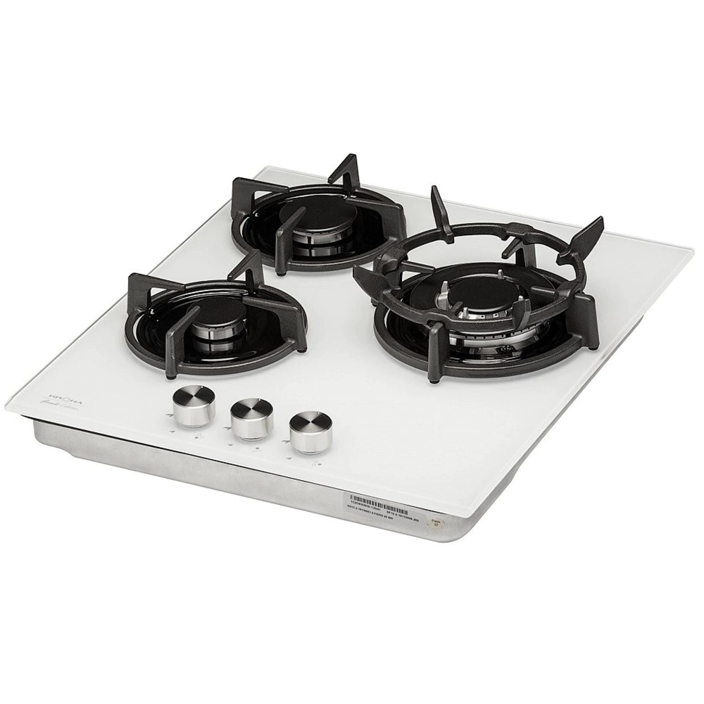 Газовая варочная поверхность белая 45 см KRONA FIERO 45 WH
