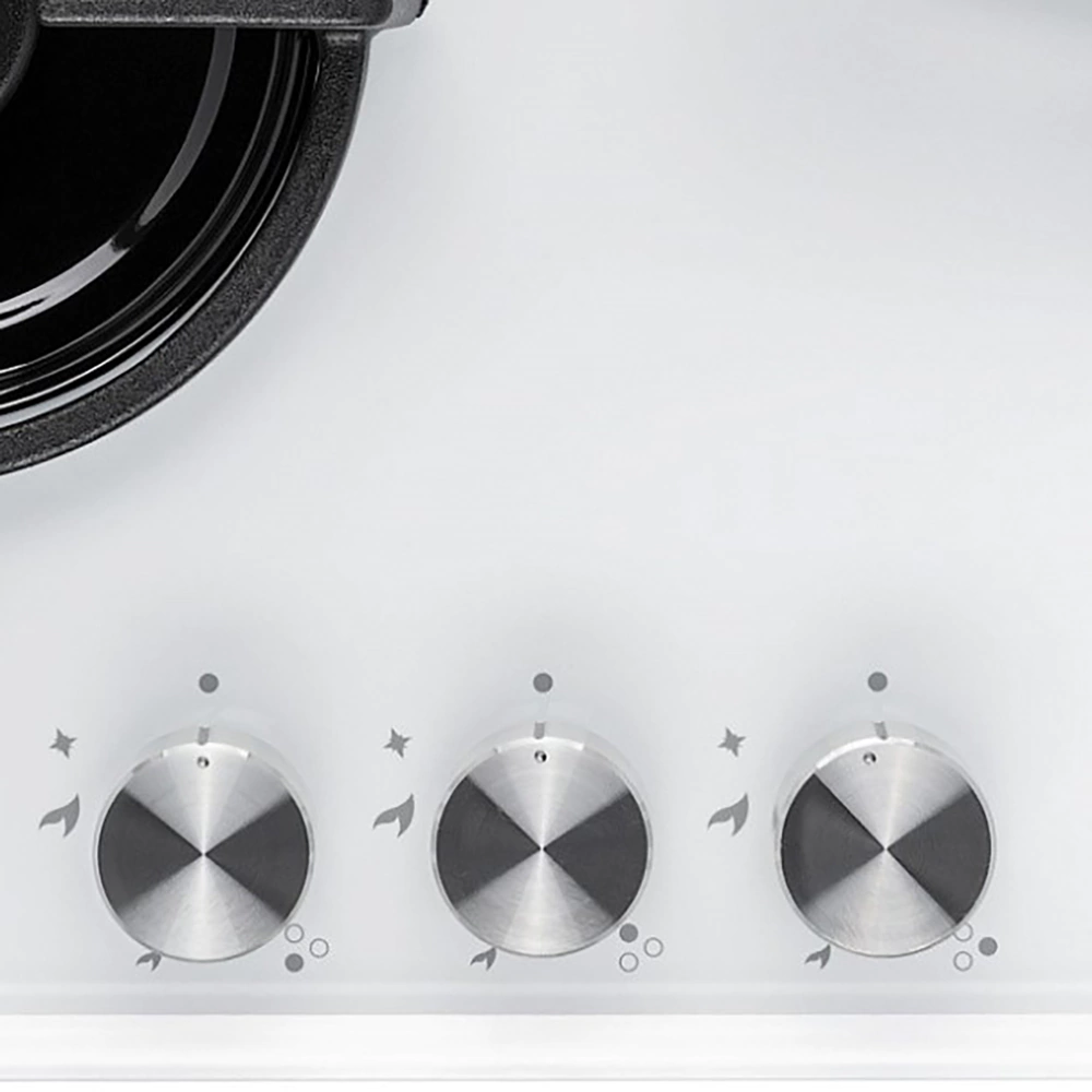 Газовая варочная поверхность белая 45 см KRONA FIERO 45 WH