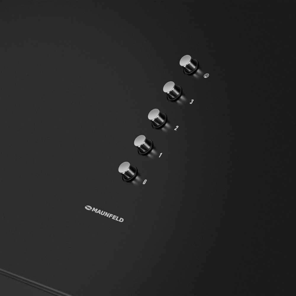 Вытяжка потолочная островная черная 40 см MAUNFELD Bath Isla 401 1150 м3/час