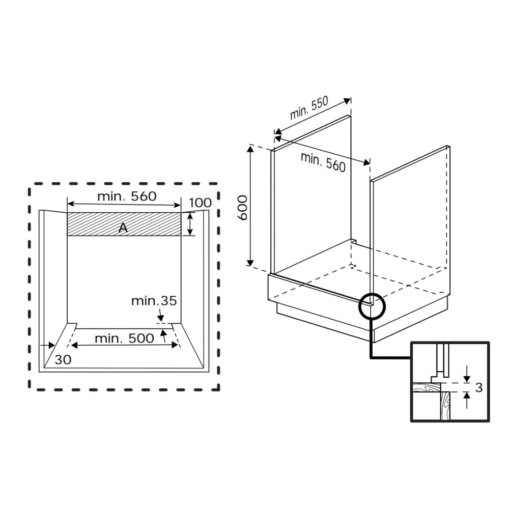 Духовой шкаф электрический черный 60 см Beko BBIM11301B