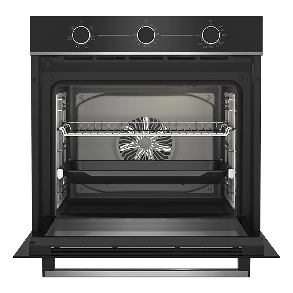 Духовой шкаф электрический черный 60 см Beko BBIE13100XC