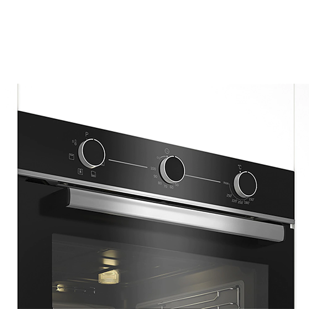 Духовой шкаф электрический черный 60 см Beko BBIE13100XC