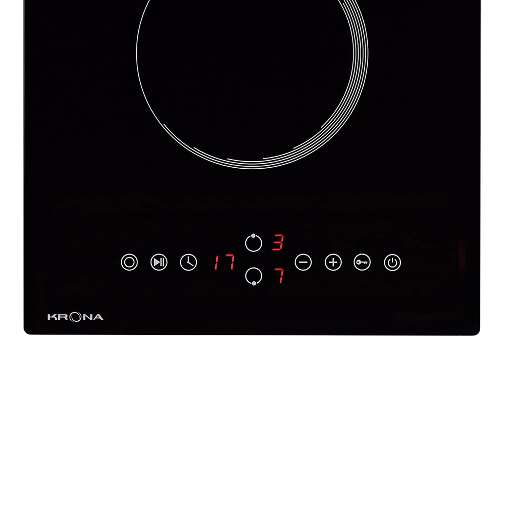 Электрическая варочная поверхность черная 30 см KRONA ORSA 30 BL