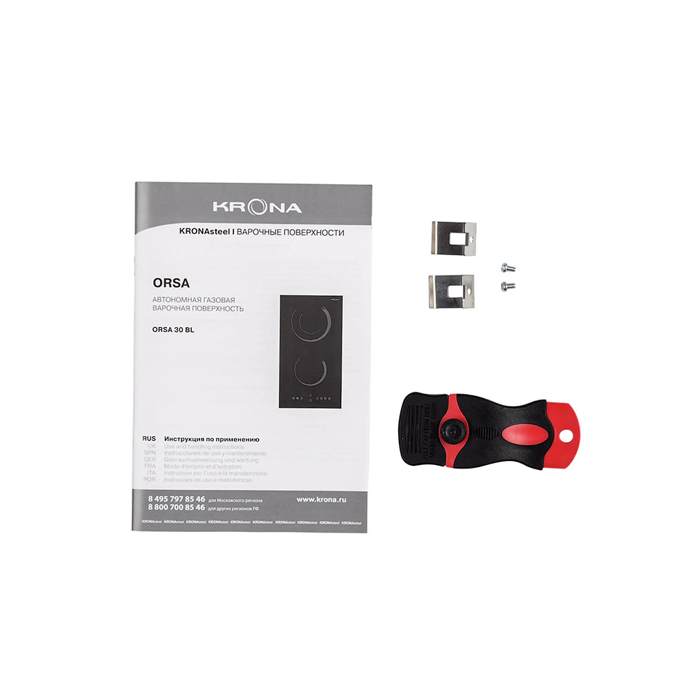 Электрическая варочная поверхность черная 30 см KRONA ORSA 30 BL