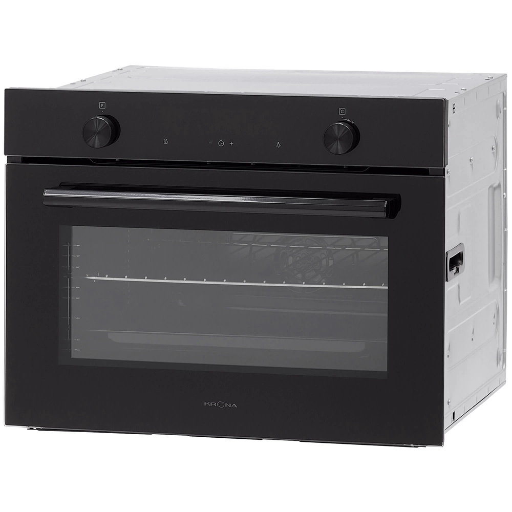 Духовой шкаф электрический черый 45 см KRONA PARABEL 45H BL/BL