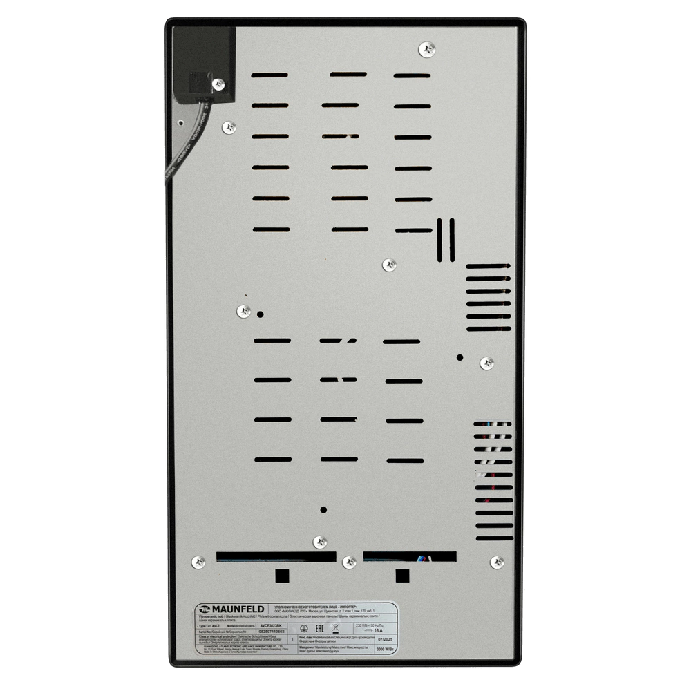 Электрическая варочная поверхность черная 30 см MAUNFELD AVCE3023BK