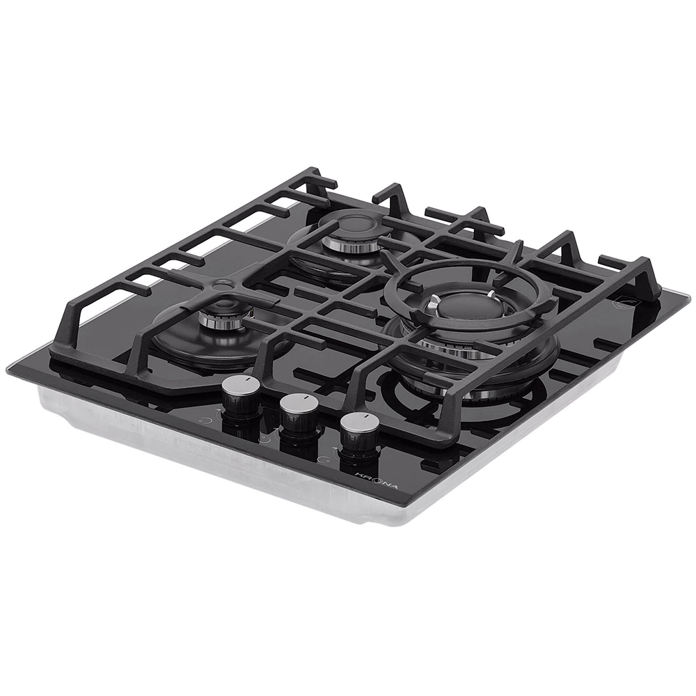 Газовая варочная поверхность черная 45 см KRONA CORNIOLA 45 BL