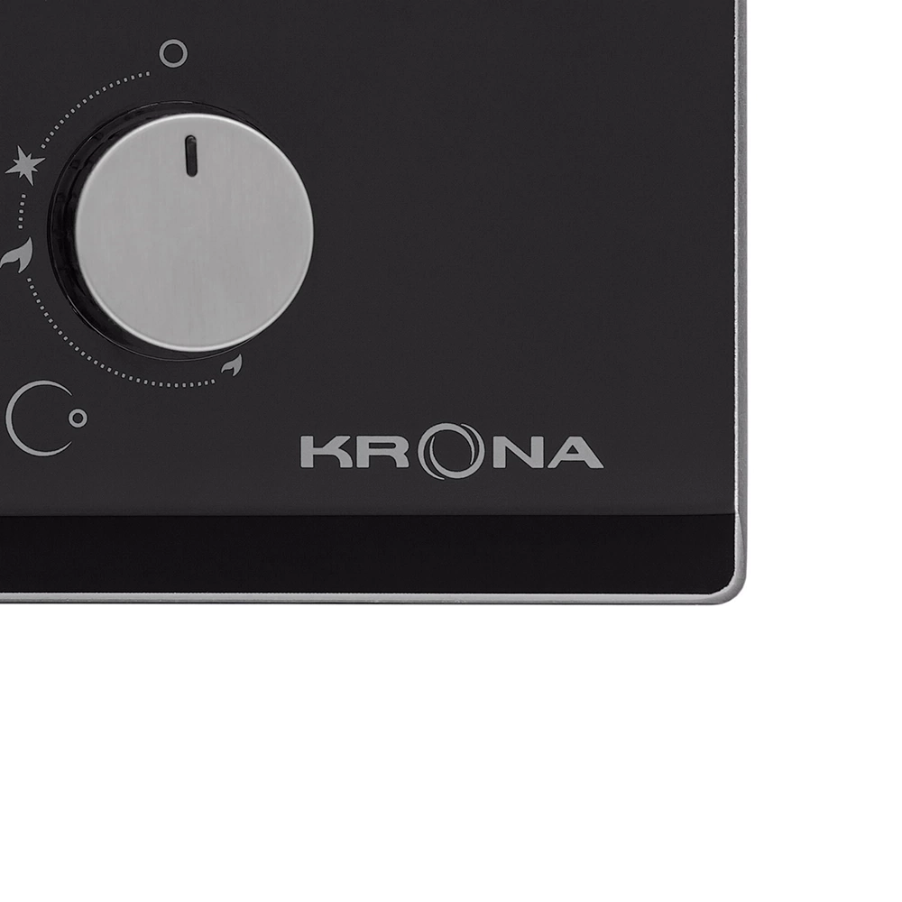Газовая варочная поверхность черная 45 см KRONA CORNIOLA 45 BL