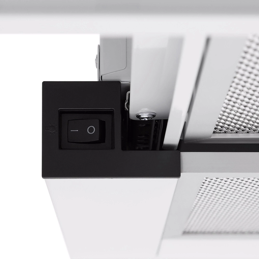 Вытяжка встраиваемая белая 45 см KRONA KAMILLA F 450 600 м3/ч