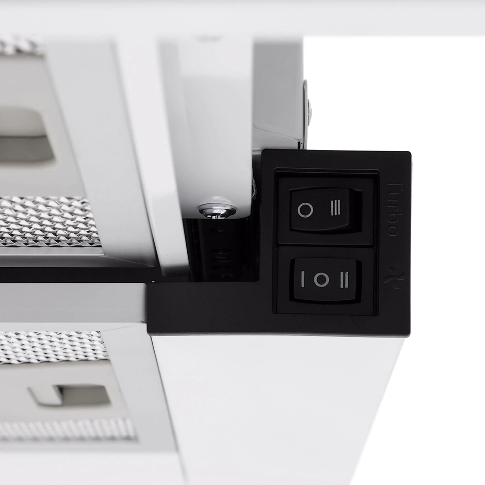 Вытяжка встраиваемая белая 45 см KRONA KAMILLA F 450 600 м3/ч