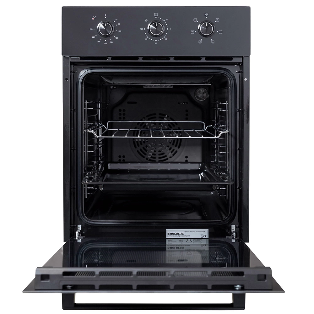 Духовой шкаф электрический черный 45 см HOLBERG HEO 5069MBL