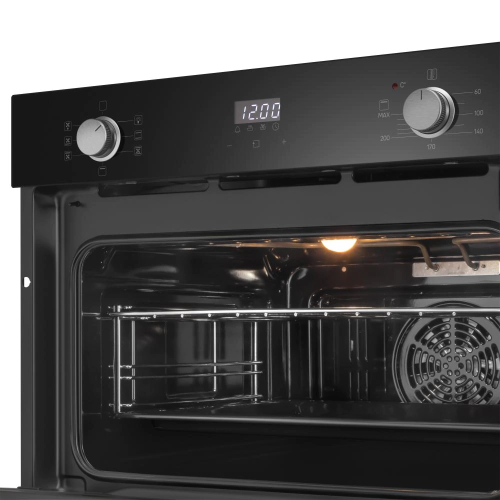 Духовой шкаф электрический черный 60 см MAUNFELD AMCO537GB