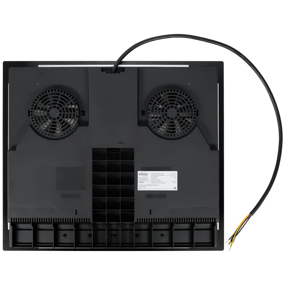 Индукционная варочная панель черная 60 см Oasis P-EBGD