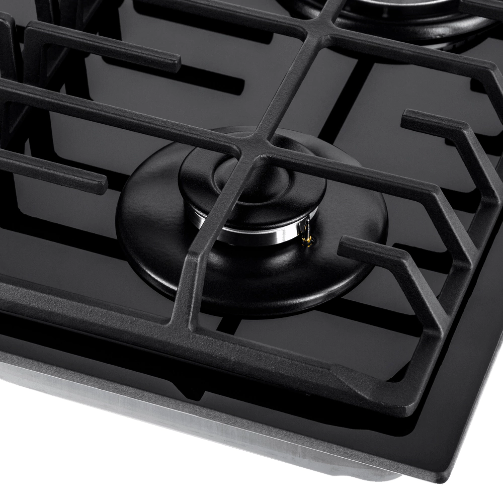 Газовая варочная поверхность черная 60 см MAUNFELD EGHG.64.6CB/G