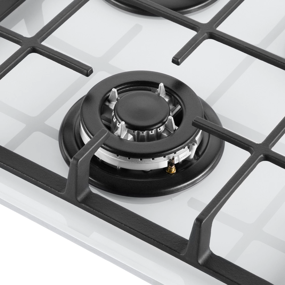 Газовая варочная поверхность белая 45 см MAUNFELD EGHG.43.33CW/G