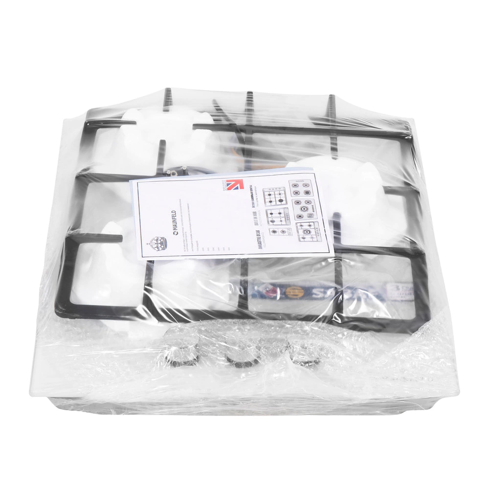 Газовая варочная поверхность белая 45 см MAUNFELD EGHG.43.33CW/G