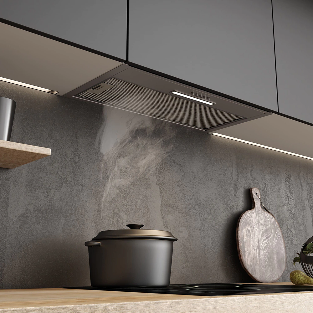 Вытяжка полновстраиваемая нержавеющая сталь 60 см ELIKOR CUBE BASIC 60П 500 м3/ч