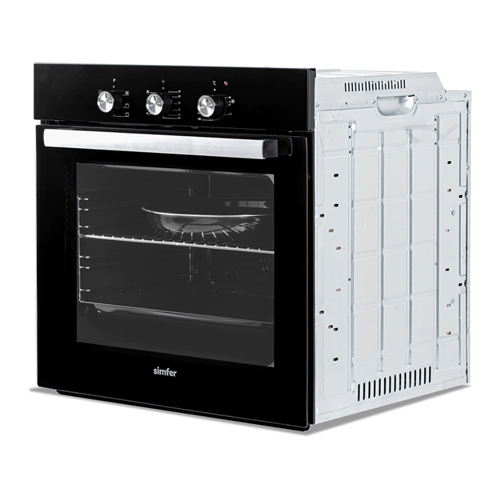 Духовой шкаф электрический черный 60 см Simfer B6EB16025