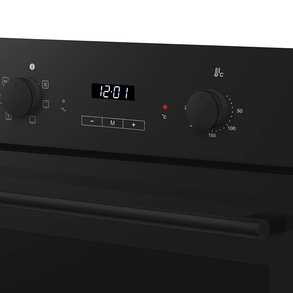 Шкаф духовой электрический черный 60 см HOMSair OEM608BK2