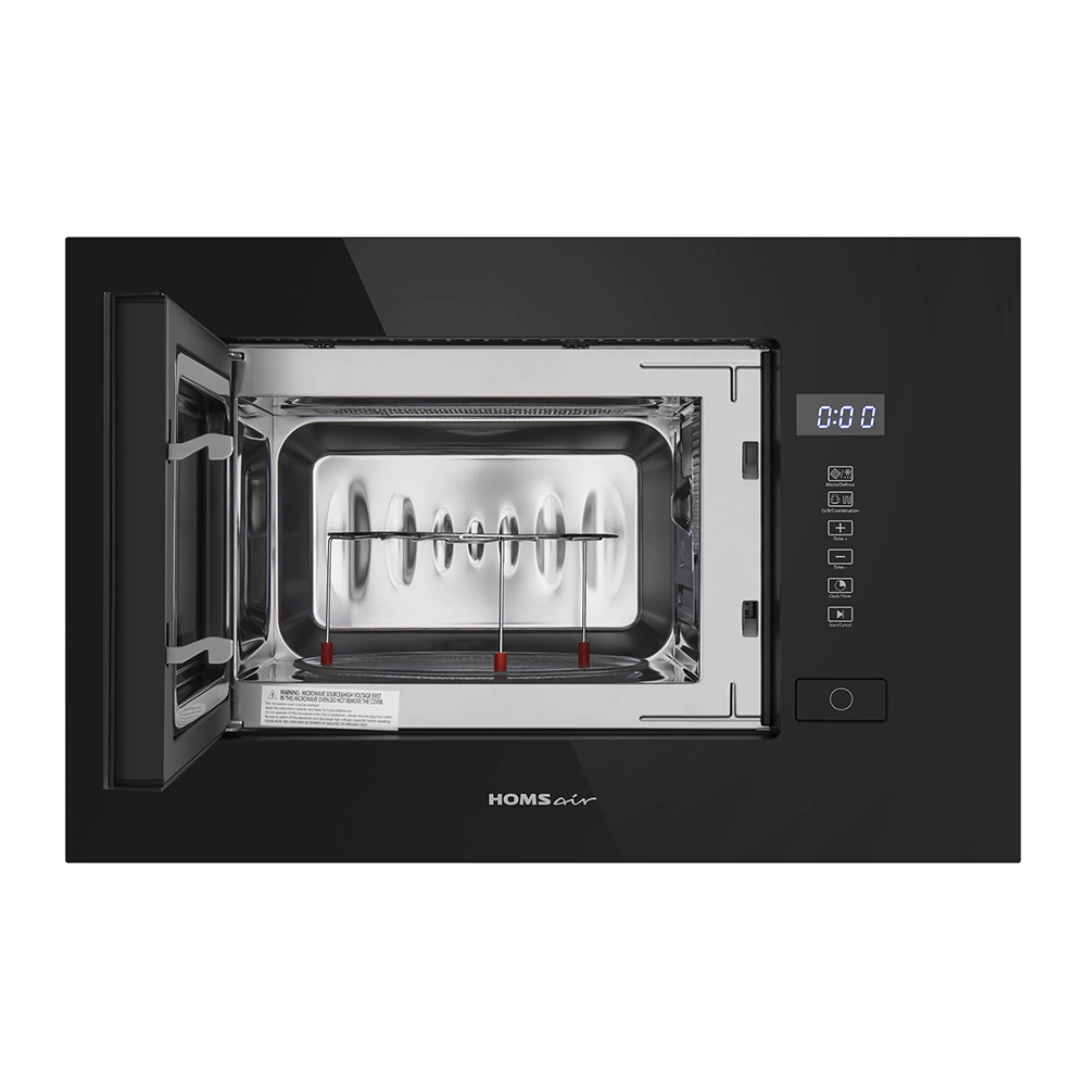 Микроволновая печь встраиваемая черная HOMSair MOB205GB