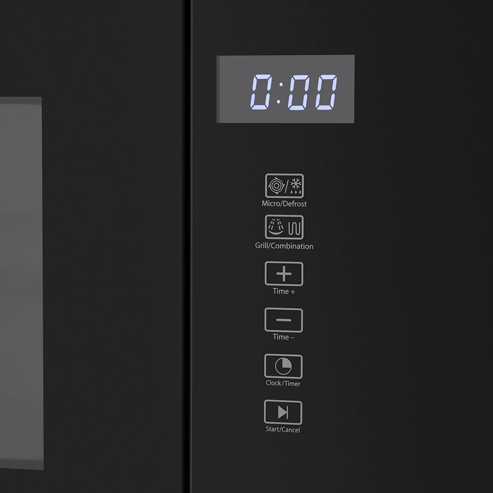 Микроволновая печь встраиваемая черная HOMSair MOB205GB