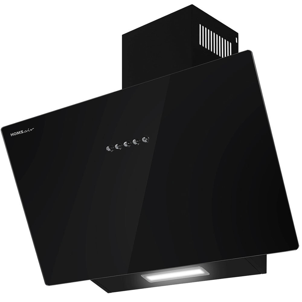 Вытяжка полновстраиваемая 60 см черная HOMSair OPTIMA 60M Push Black 850 м3/ч