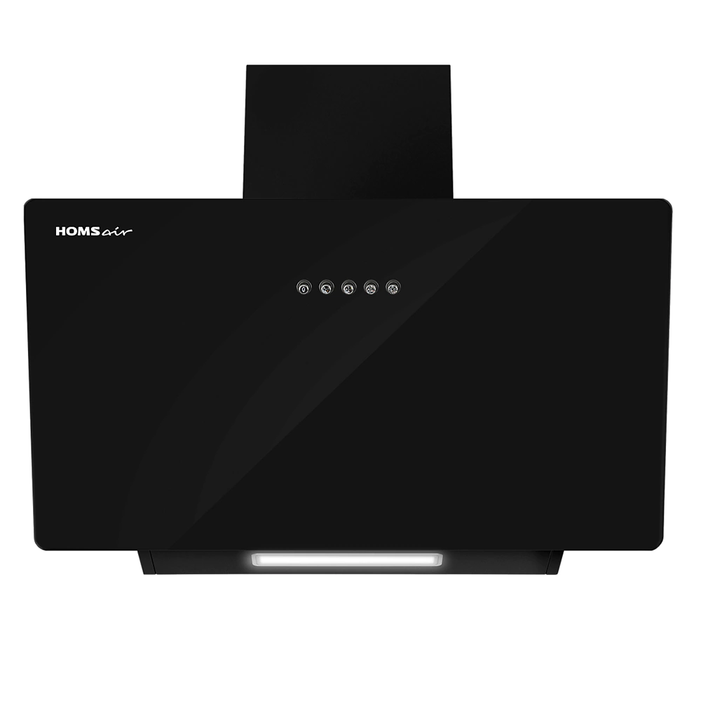 Вытяжка полновстраиваемая 60 см черная HOMSair OPTIMA 60M Push Black 850 м3/ч