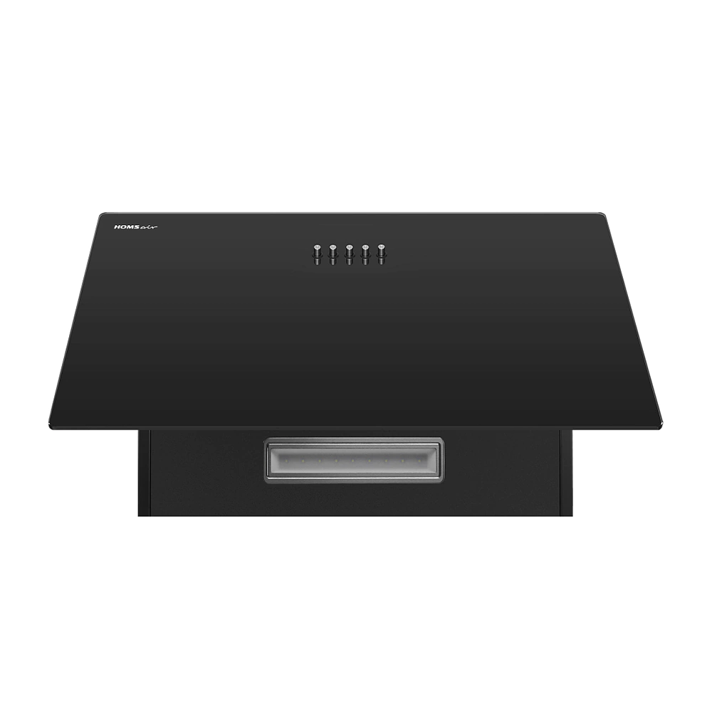 Вытяжка полновстраиваемая 60 см черная HOMSair OPTIMA 60M Push Black 850 м3/ч