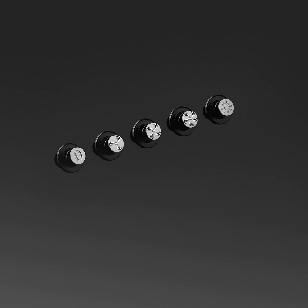 Вытяжка полновстраиваемая 60 см черная HOMSair OPTIMA 60M Push Black 850 м3/ч