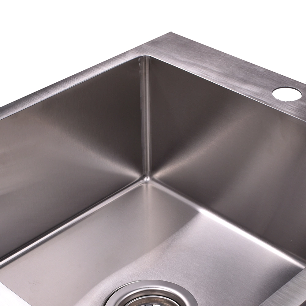 Мойка стальная врезная Ukinox 450х500х1 мм h20 см выпуск 3,5"