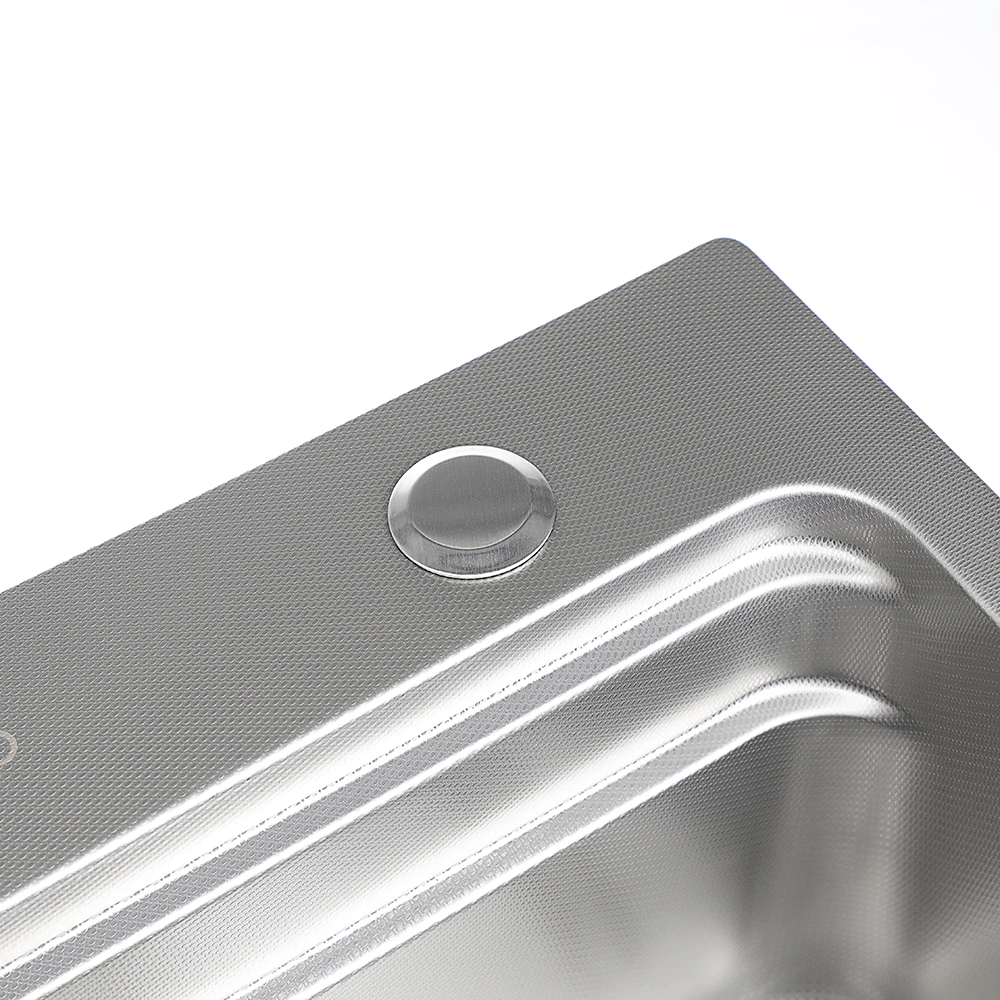 Мойка кухонная стальная функциональная сатин 750x460х220 мм KITRO