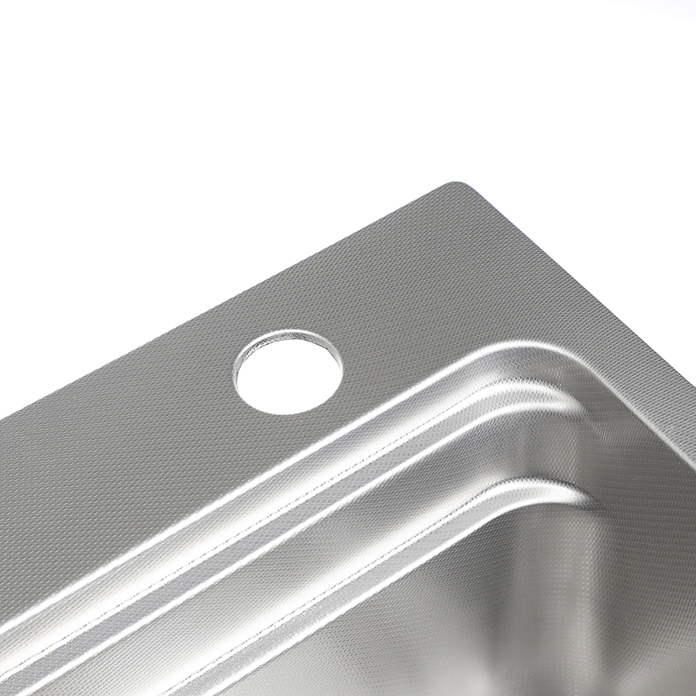 Мойка кухонная стальная функциональная сатин 750x460х220 мм KITRO