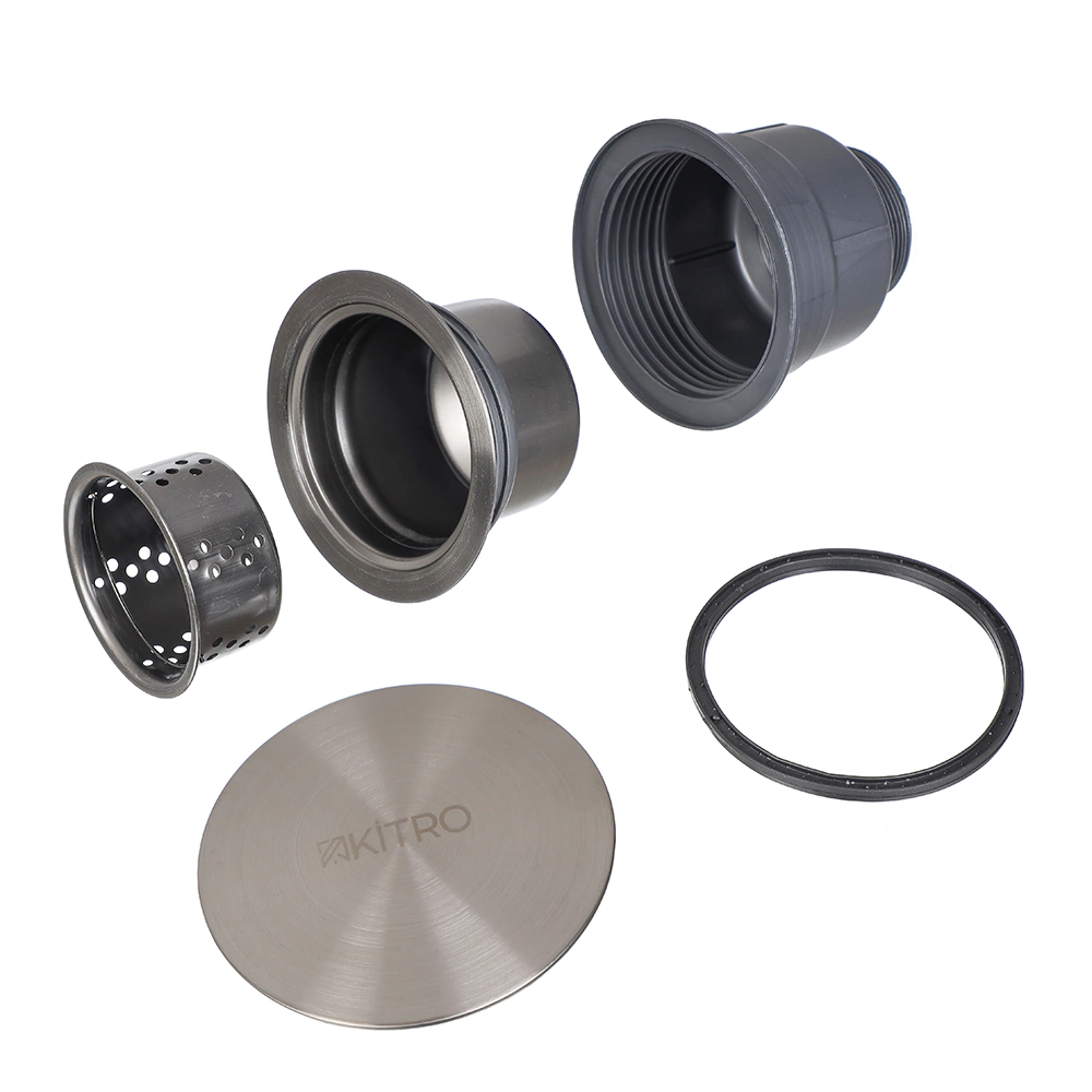 Мойка кухонная стальная сатин 540x440х200 мм KITRO