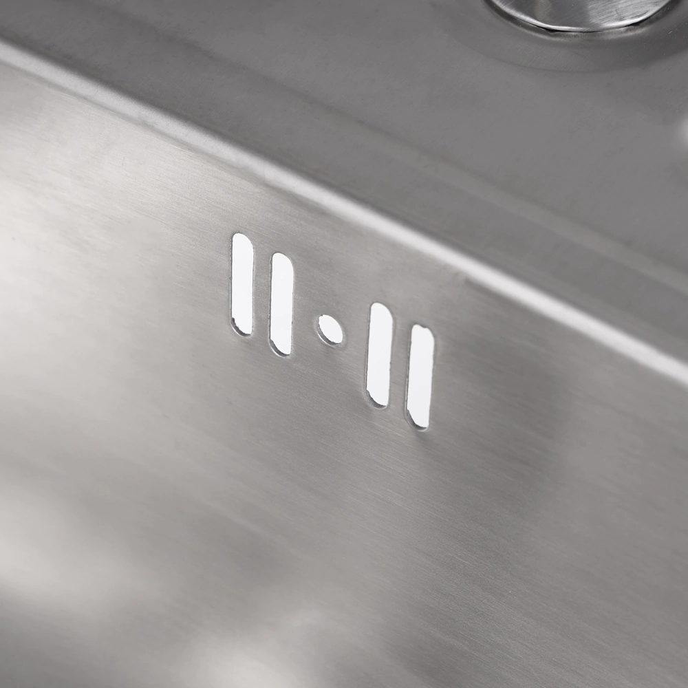 Мойка кухонная стальная сатин 500х600х160 мм KITRO