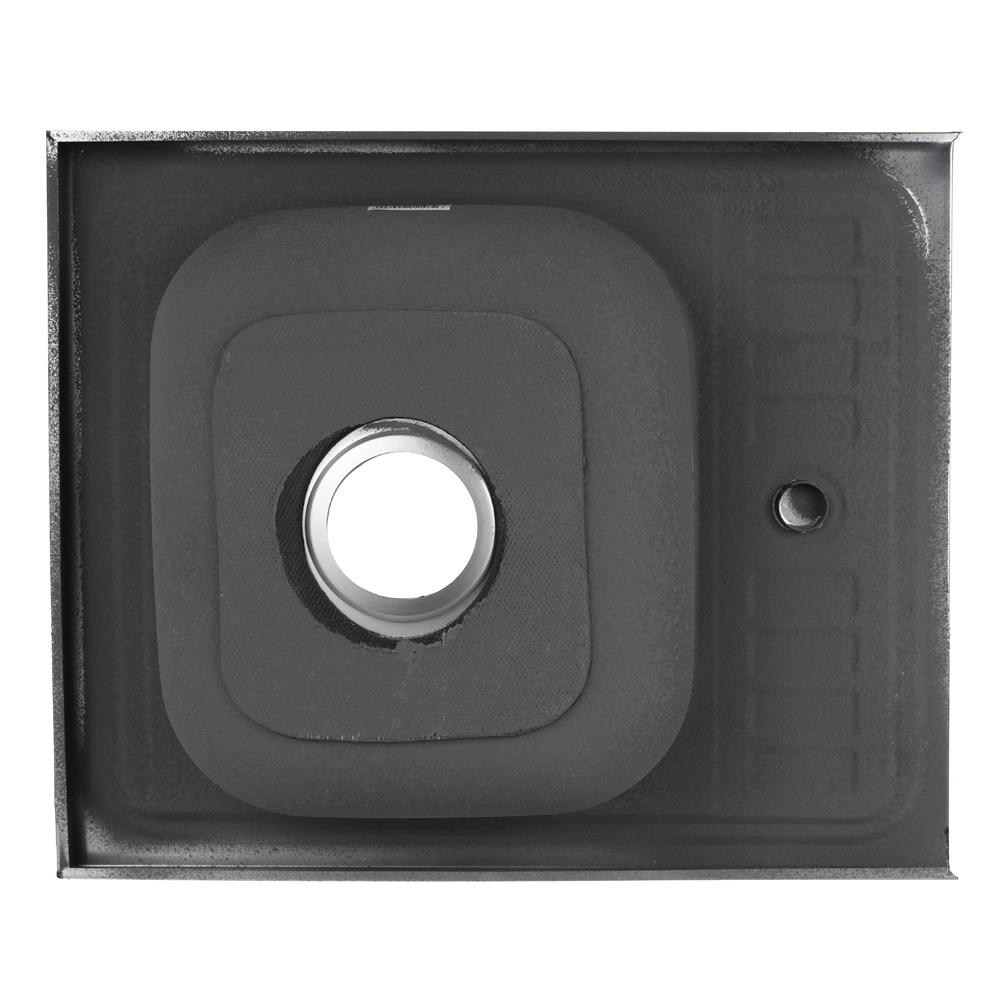 Мойка кухонная стальная сатин 500х600х160 мм KITRO