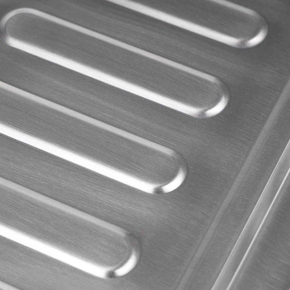 Мойка кухонная стальная сатин 600х600х160 мм KITRO