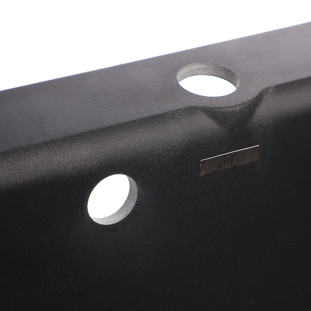 Мойка кухонная из искусственного камня черная 522х430х160 мм GranFest Smart