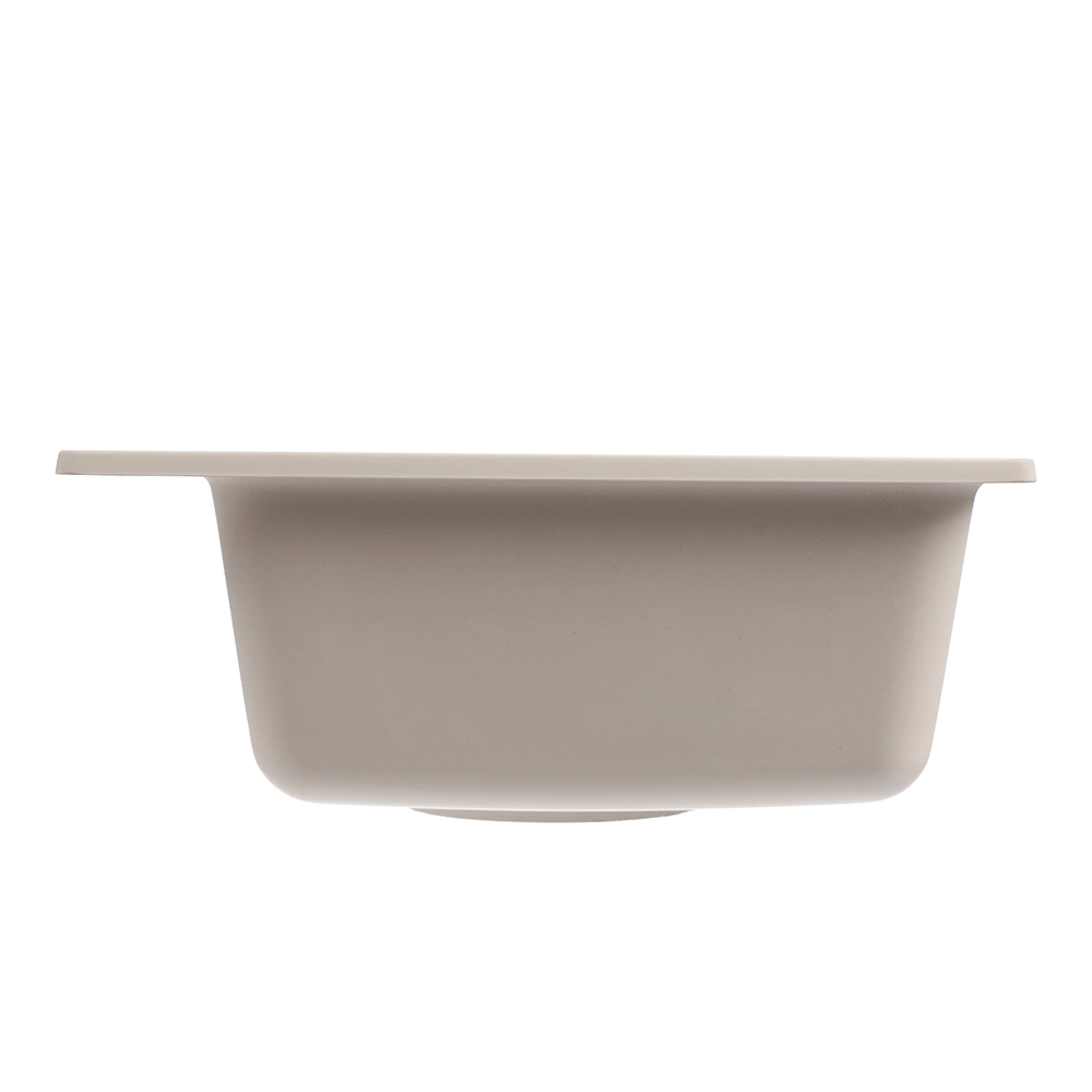 Мойка кухонная из искусственного камня белая 432х432х160 мм GranFest Smart