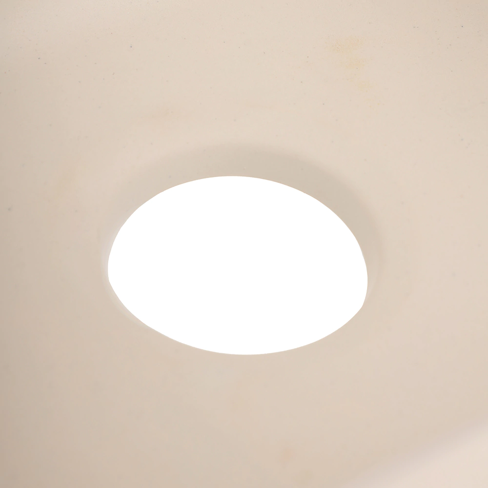 Мойка кухонная из искусственного камня белая 432х432х160 мм GranFest Smart