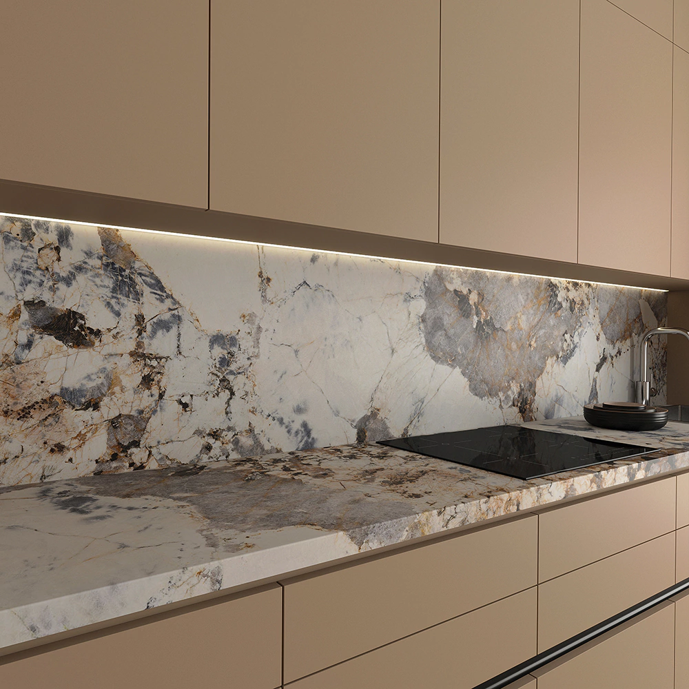 Кромка для столешницы торцевая с клеем 40 мм Патагония