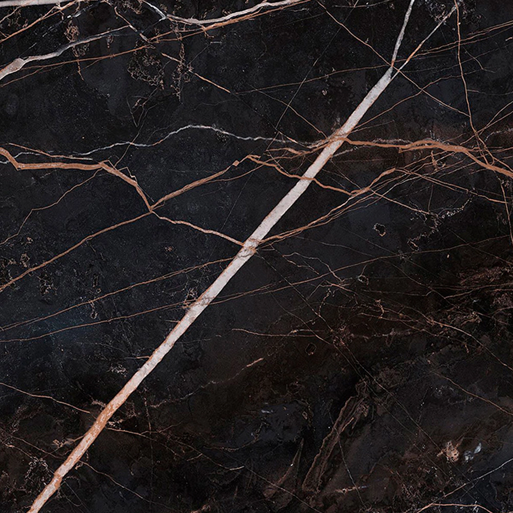 Столешница двусторонняя Найтстоун/Черная 3050х600х12 мм