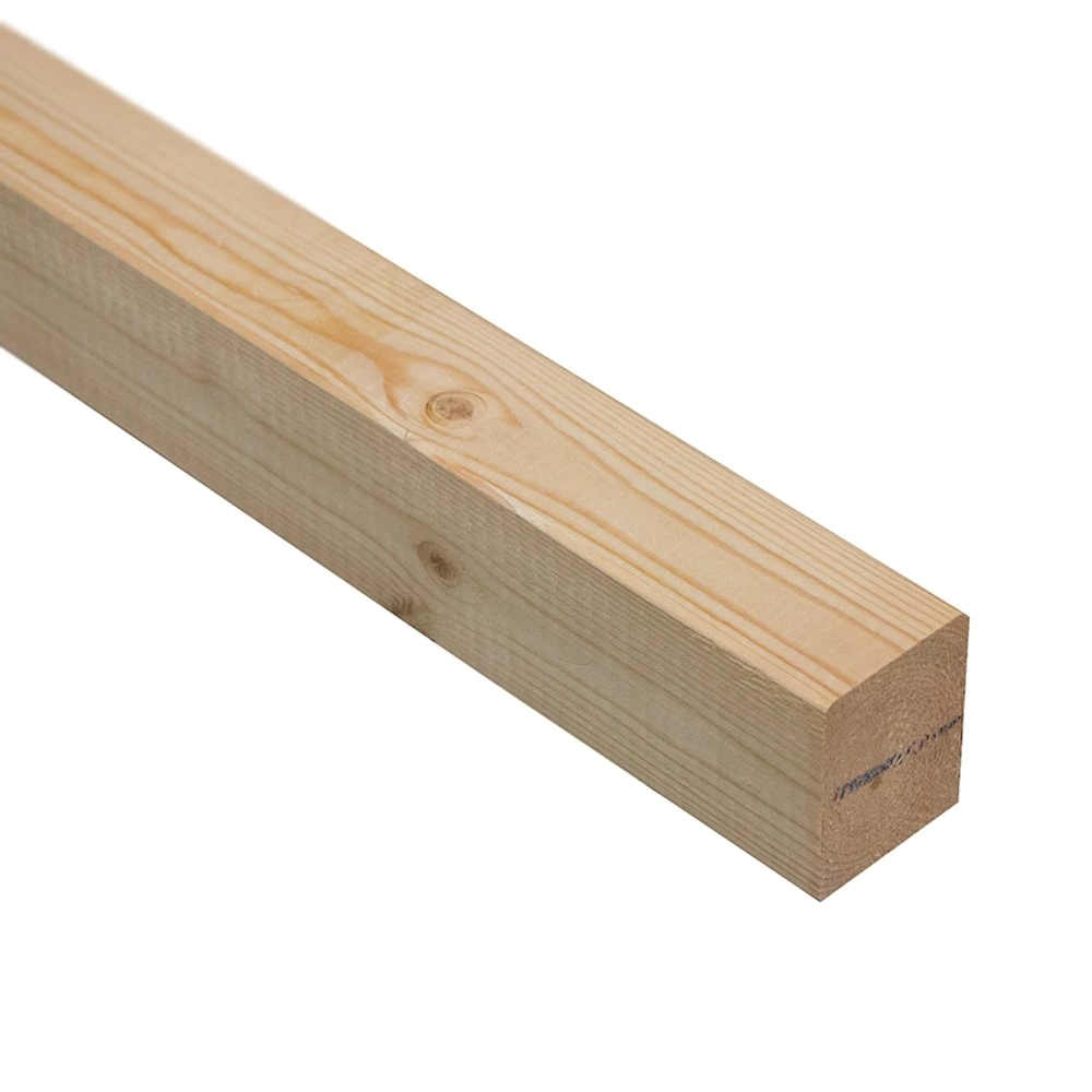 Брус сухой строганый профилированный 30х40х3000 мм хвоя сорт АВ