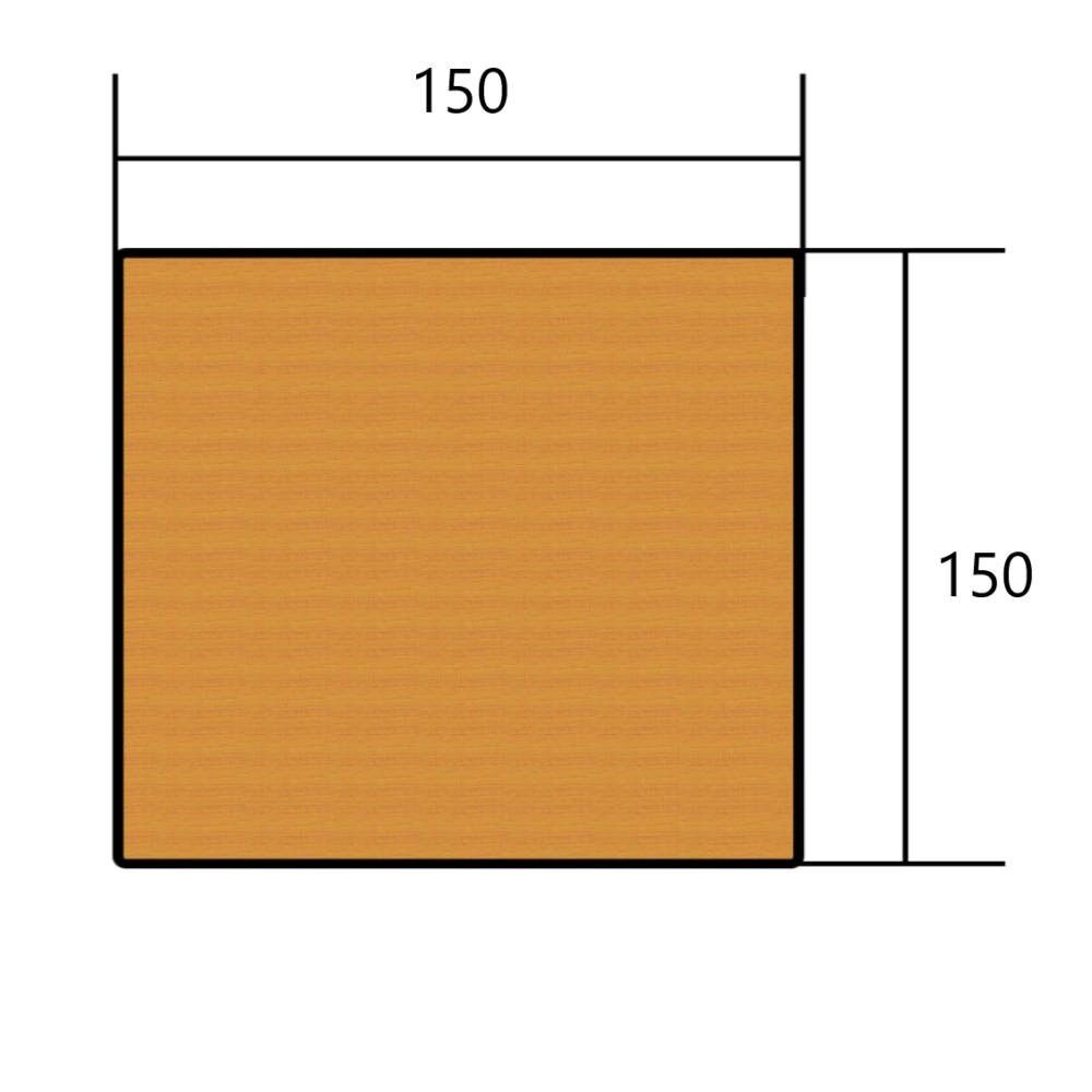 Брус строительный 150х150х6000 мм хвоя