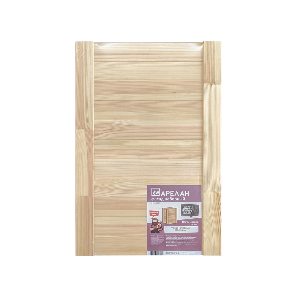 Фасад мебельный наборный 396х596х18 мм сосна сорт Экстра