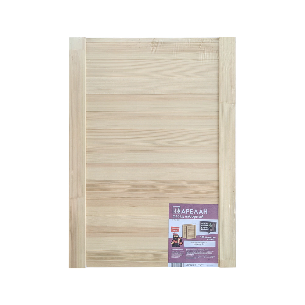 Фасад мебельный наборный 496х716х18 мм сосна сорт Экстра