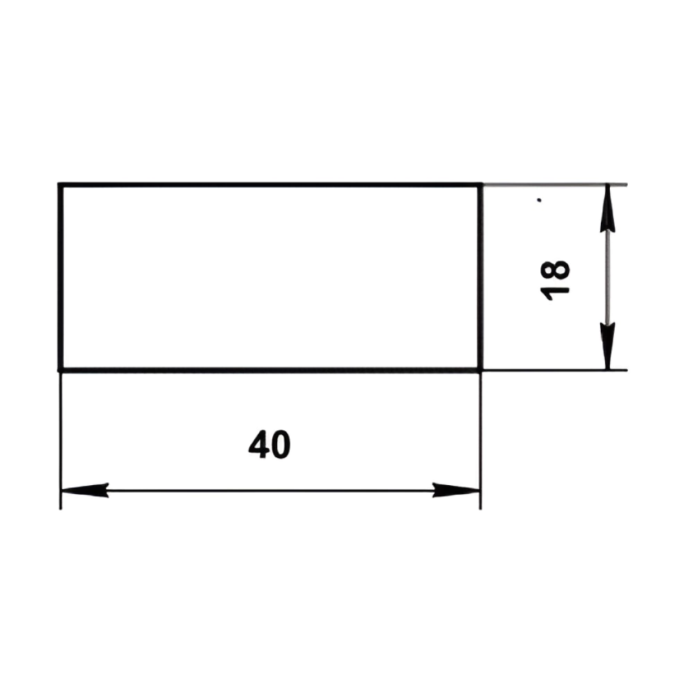 Рейка декоративная 18х40х2000 мм термо хвоя сорт АВ