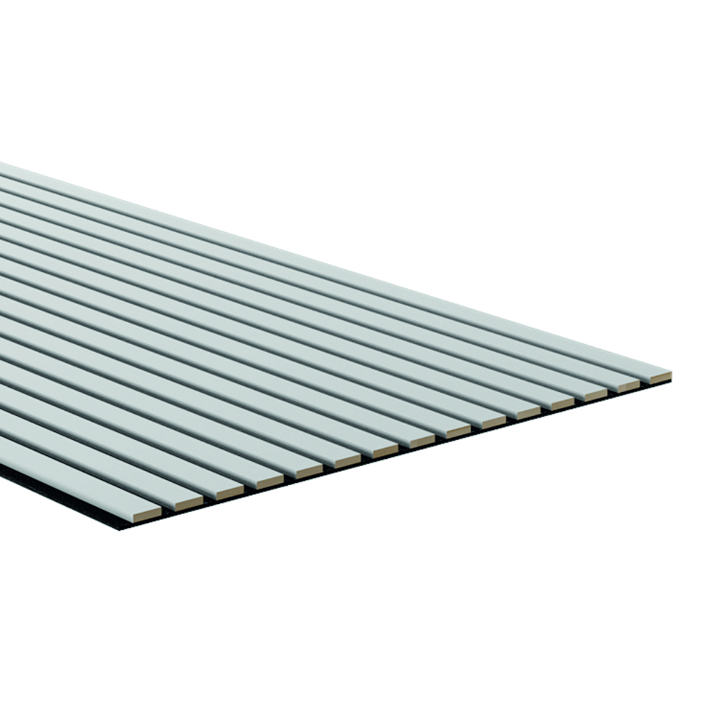 Акустическая панель STELLA черный войлок Белый 2780х600х9 мм рейки МДФ шт