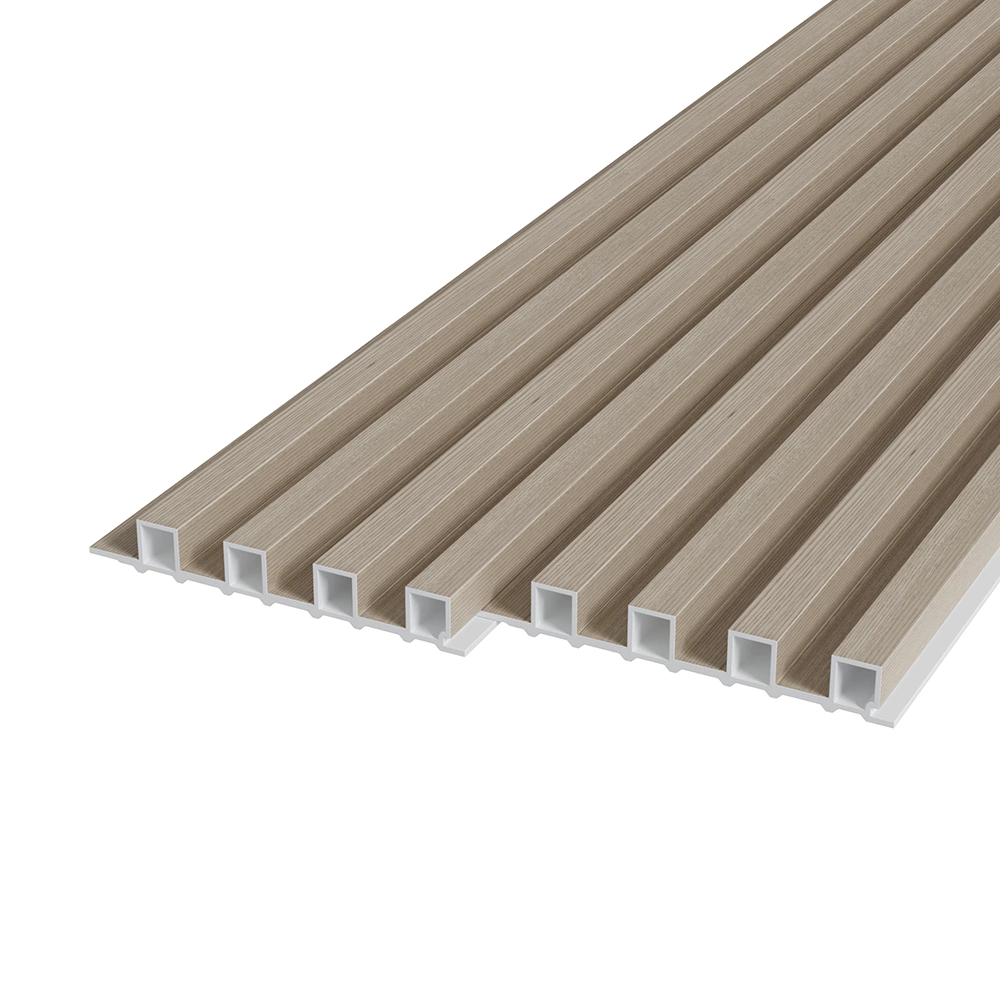 Панель реечная ПВХ 2900х168х24 мм Дуб светло-серый